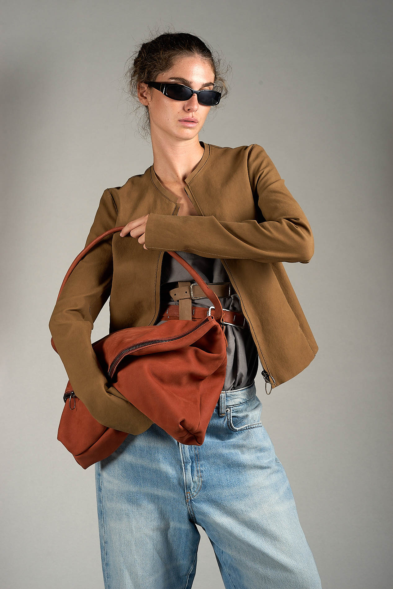 daniele basta leather and silver bags - WEARING